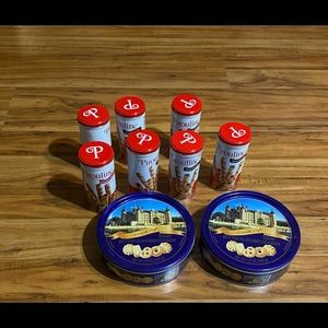 Storage and Gift Tins ♻️ Assorted Brands, Sizes, and Shapes (9 Total)